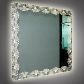 Seashell Border Etched